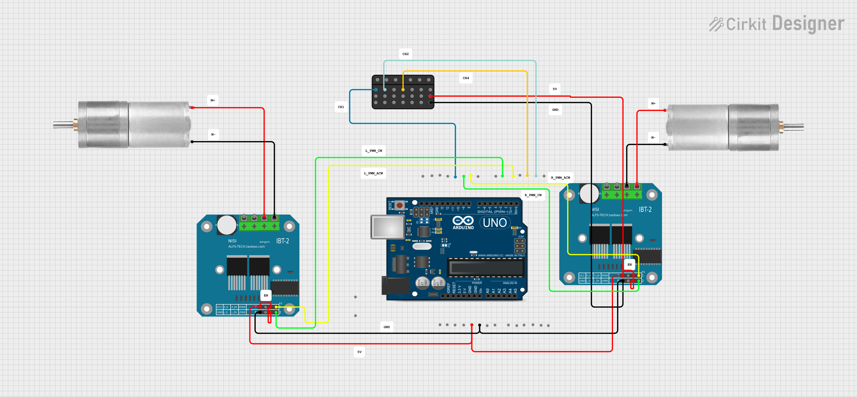 robosoccer circuit diagram